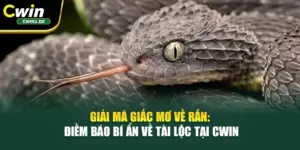 Giải Mã Giấc Mơ Về Rắn: Điềm Báo Bí Ẩn Về Tài Lộc Tại Cwin